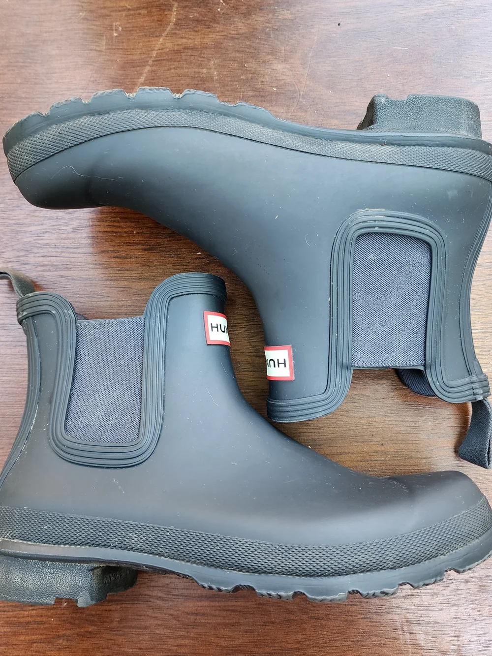 Hunter Original Chelsea Waterproof Rubber Rain Boots Matte Black [7]